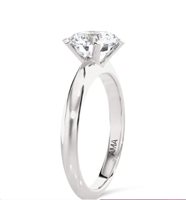 Anello Ama Donna in Oro bianco Diamante Lab Grown AMA-AN-1014-127-1-13-1.5